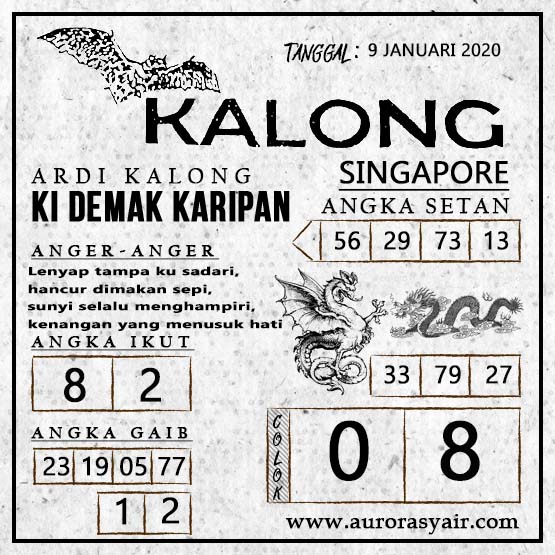Syair Togel Singapore 09 Januari 2020 Forum Kode Syair Sgp