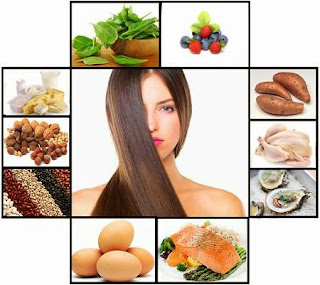 healthy hair foods