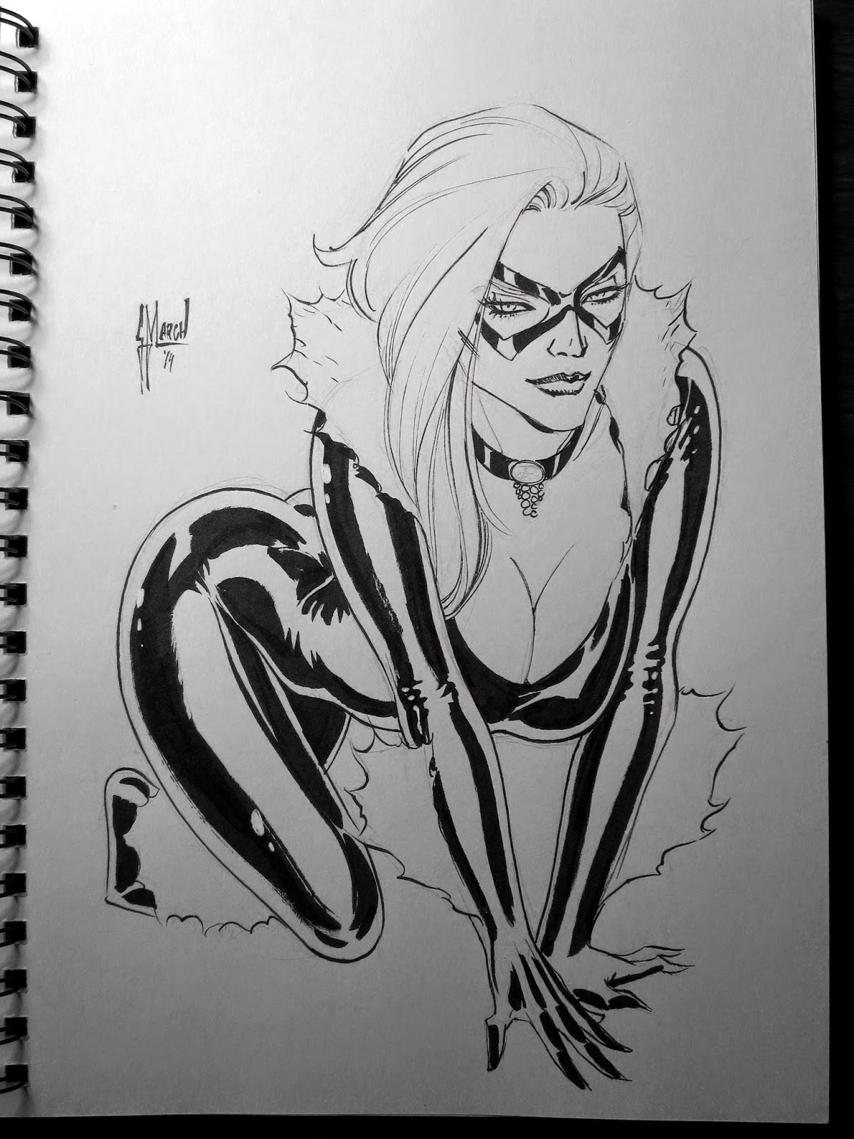 Commissions from last weekend at the PHILADELPHIA WIZARD WORLD Comic Con by Guillem March