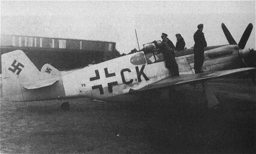 Captured Mustang P-51 used by the Luftwaffe worldwartwo.filminspector.com