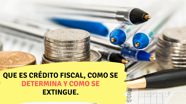 Que es crédito fiscal, como se determina y como se extingue.  contador millennial