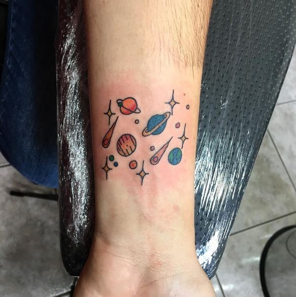 50+ Best Tattoos For Men (2020) Space, Galaxy