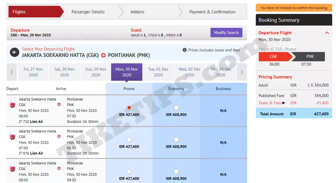Harga Tiket Pesawat Terbang