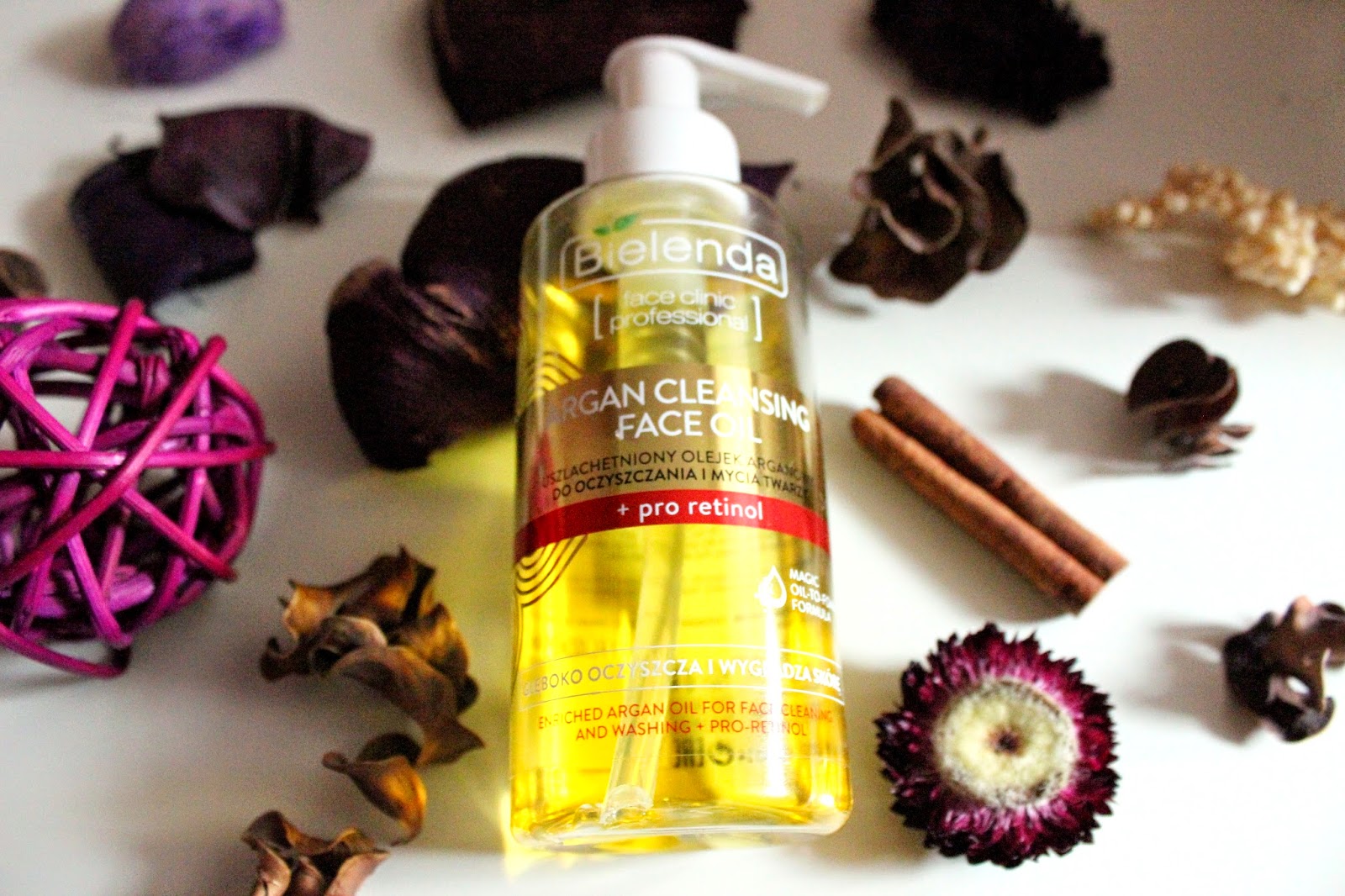 Bielenda ARGAN CLEANSING FACE OIL Uszlachetniony olejek arganowy do