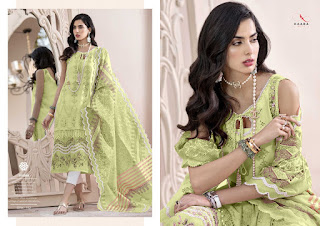 Kaara Suits Noor Gold Cotton Pakistani Suits