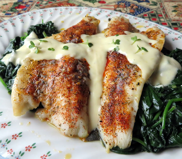 Roasted Sea Bass with a Lemon Parmesan Cream The English Kitchen