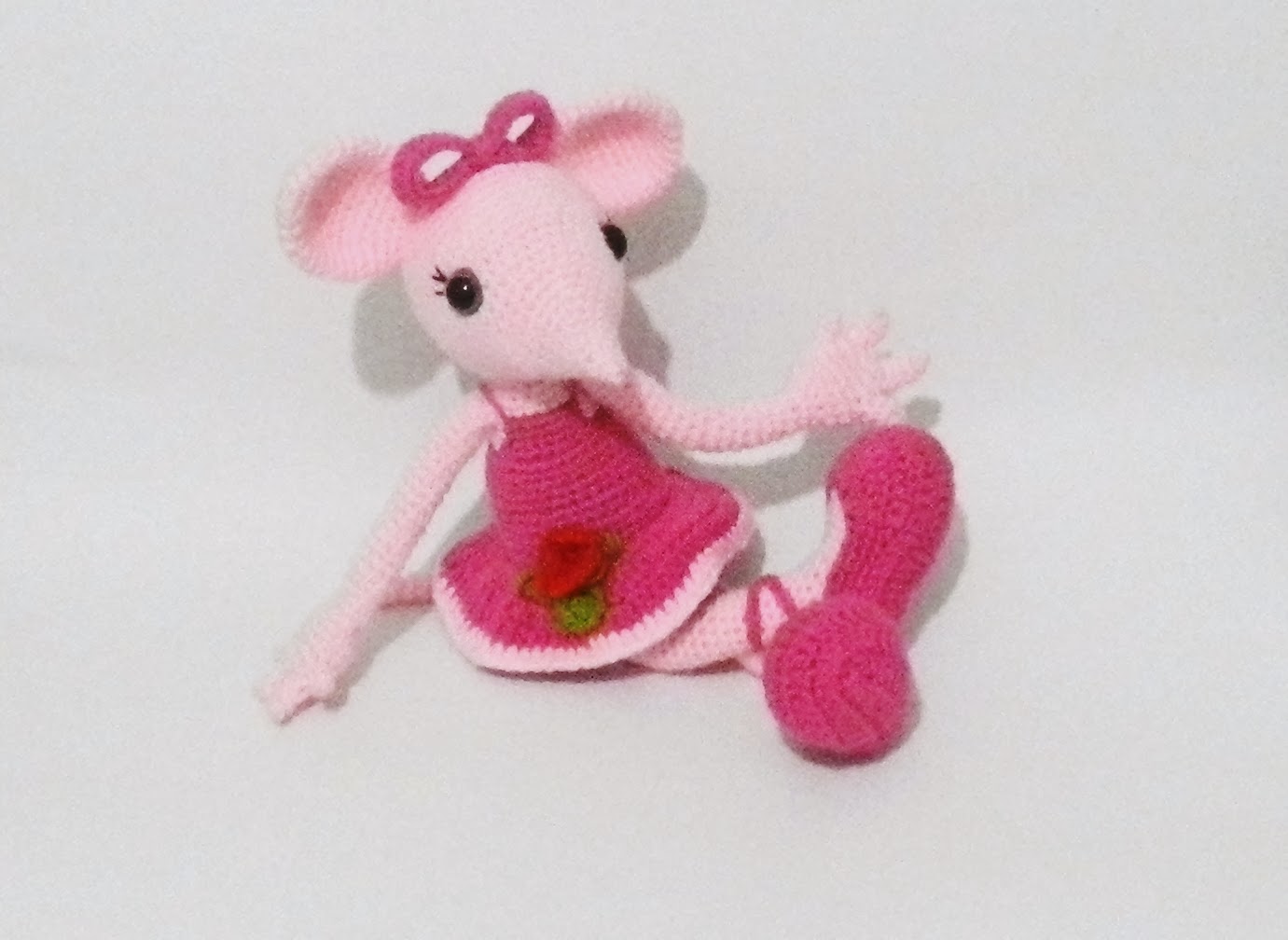 Зайка балерина крючком схема