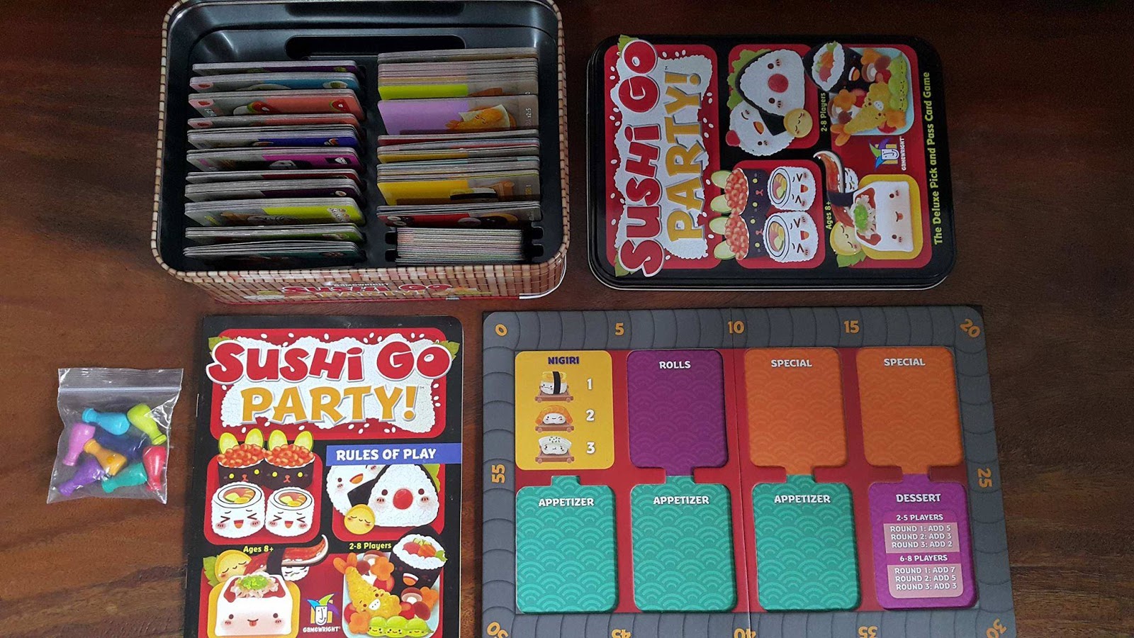 Boardgame Review Sushi Go Party!