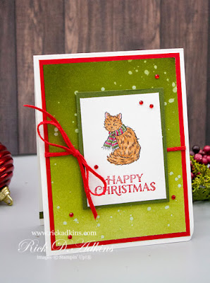 Today I have a super cute little Happy Christmas Card for you using the Yuletide Paster Stamp Set from Stampin' Up! click here to learn more