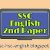 SSC English 2nd Papers All Grammatical Topics Solution. 