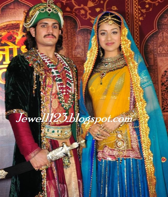 LATEST DESIGNS GOLD JEWELLERY HINDI SERIAL JODHA AKBAR LAUNCH JEWEL