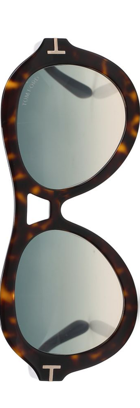 Tom Ford Eyewear Islay 56MM Aviator Sunglasses