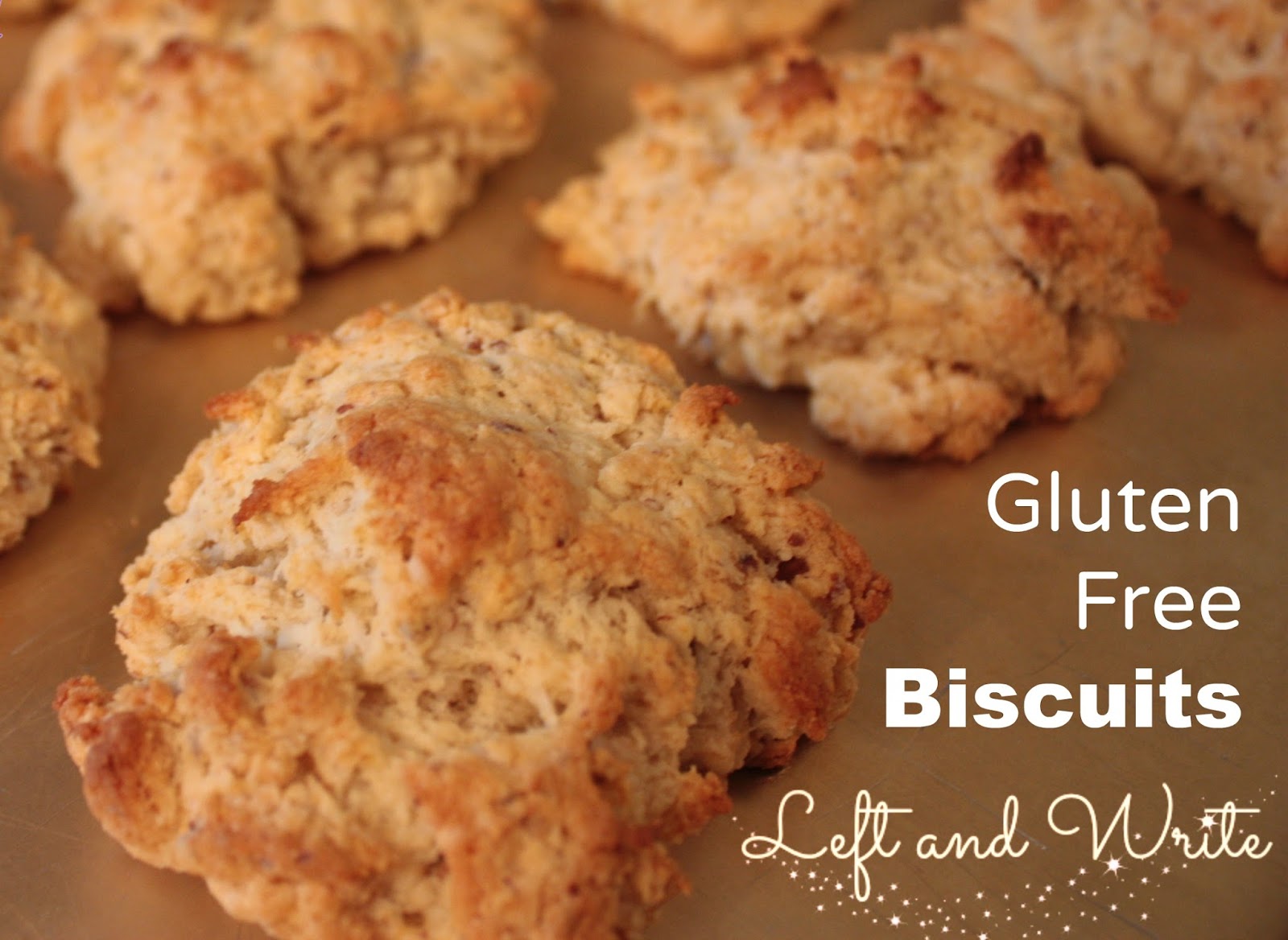 Left and Write Gluten Free Baking Powder Biscuits