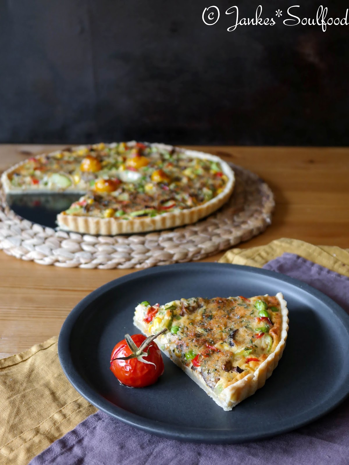 Jankes Seelenschmaus: Bunte Gemüse-Quiche