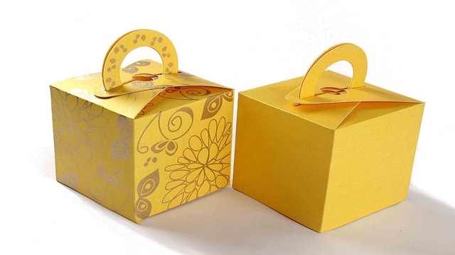 Die cut gift boxes
