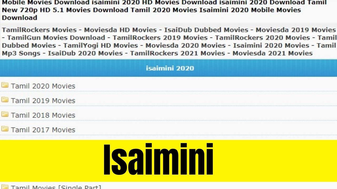 Isaimini tamil movies 2020