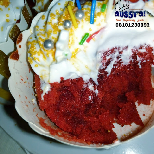 Moist Red Velvet cupcake