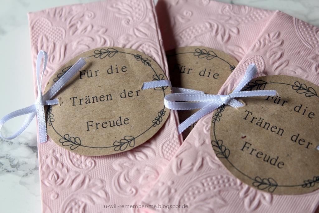 Diy Freudentranen Taschentucher You Will Remember Me