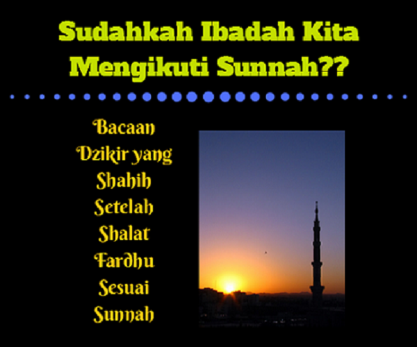 Bacaan dzikir setelah sholat fardhu sesuai sunnah