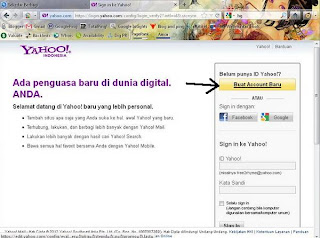 Membuat Email Di Yahoo