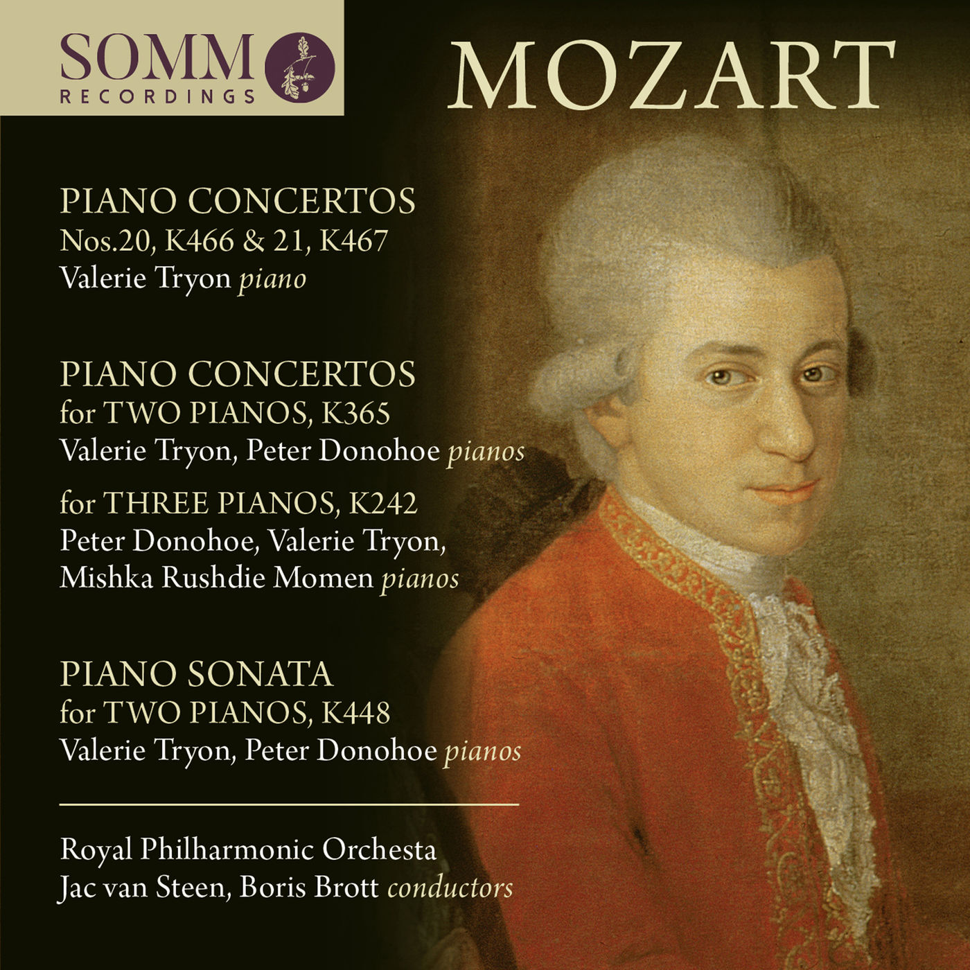 Diabolus In Musica Mozart Piano Concertos K. 242, 365, 466 & 467 Valerie Tryon
