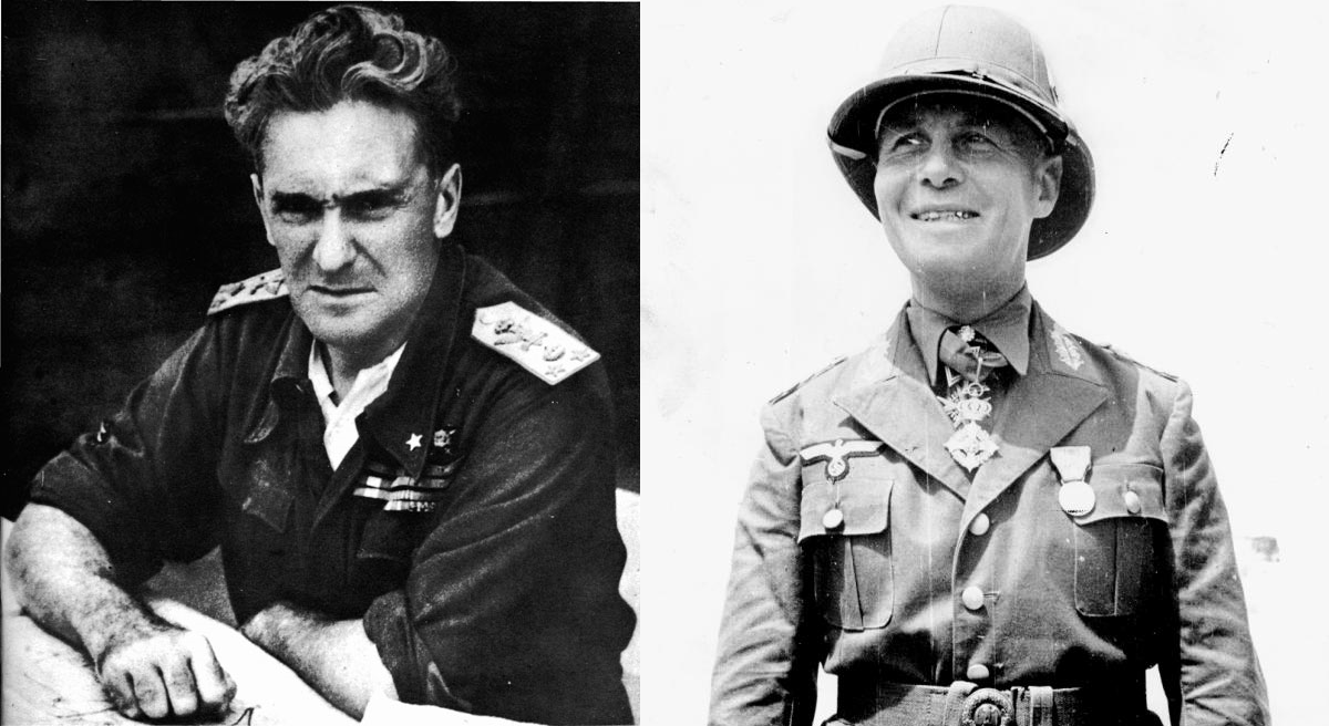 Graziani and Rommel, Two Commanders in North Africa.