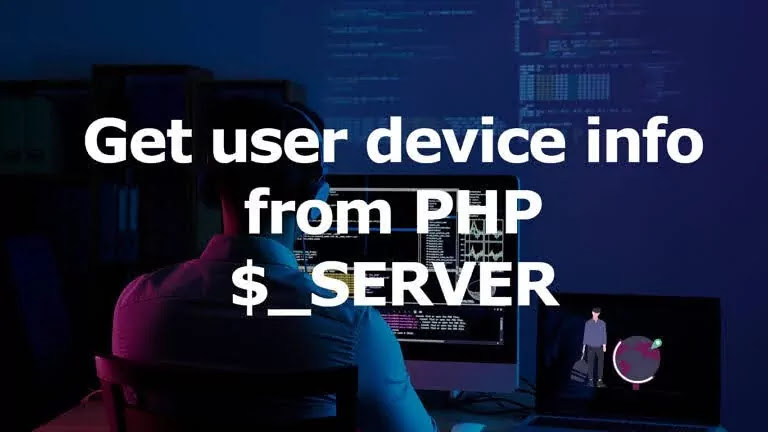 How to get user device information using php