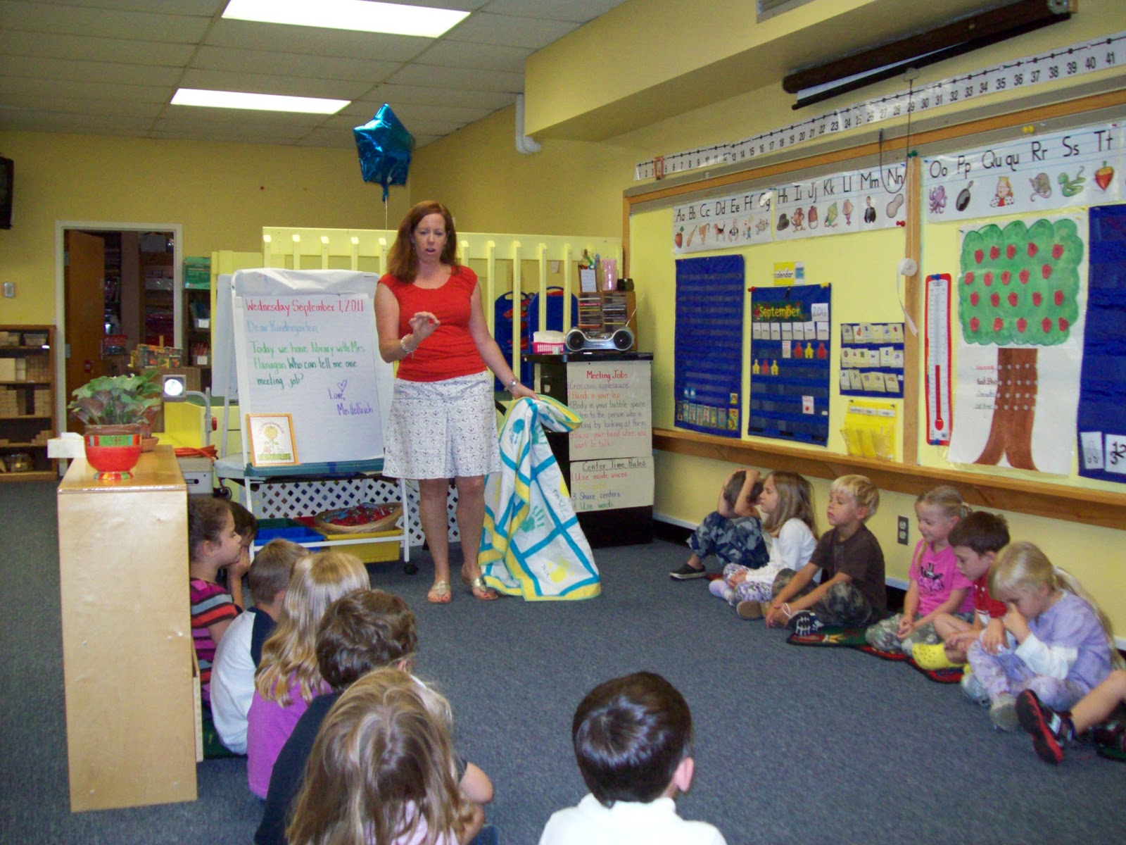 Mrs. Helfrich's Kindergarten Blog The blanket game!