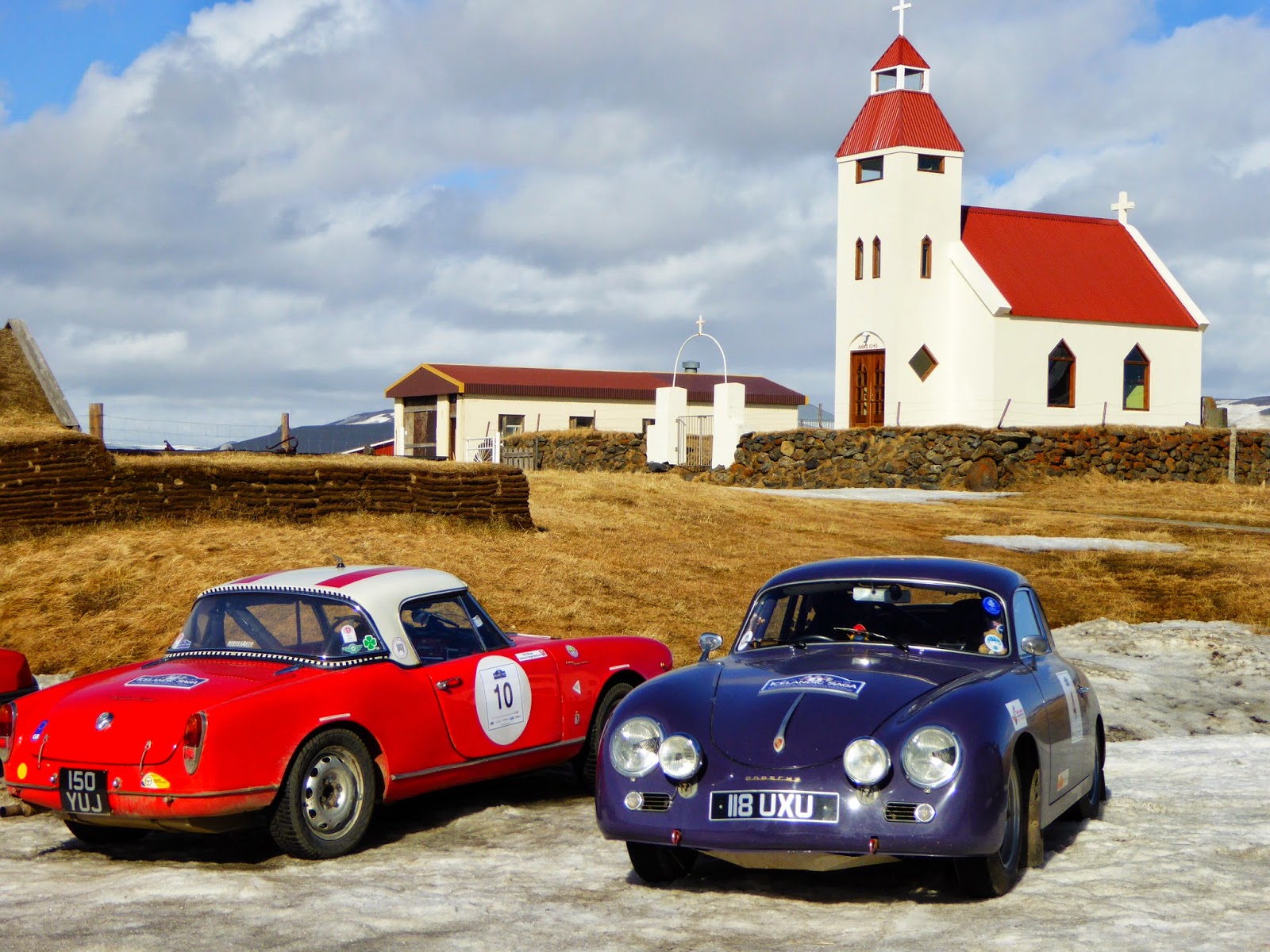 Porsche 356A on HERO rally of Iceland