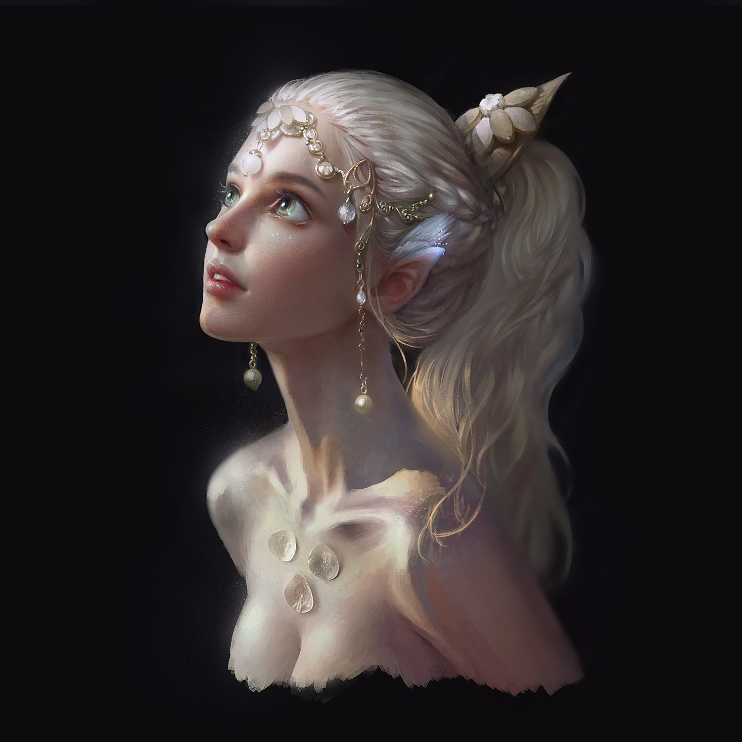 девушка фея. эльфийская корона. анариэль эльфийка. нежные эльфы. эльфы принцесса глэдис.