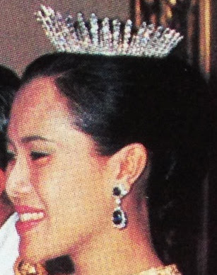 diamond fringe tiara thailand queen saovabha phongsri sirikit