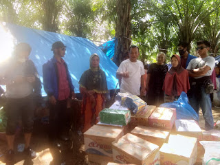 DPK KNPI Bersama Saka Bhayakara Kecamatan Bulupoddo Peduli Korban Banjir Bandang Masamba