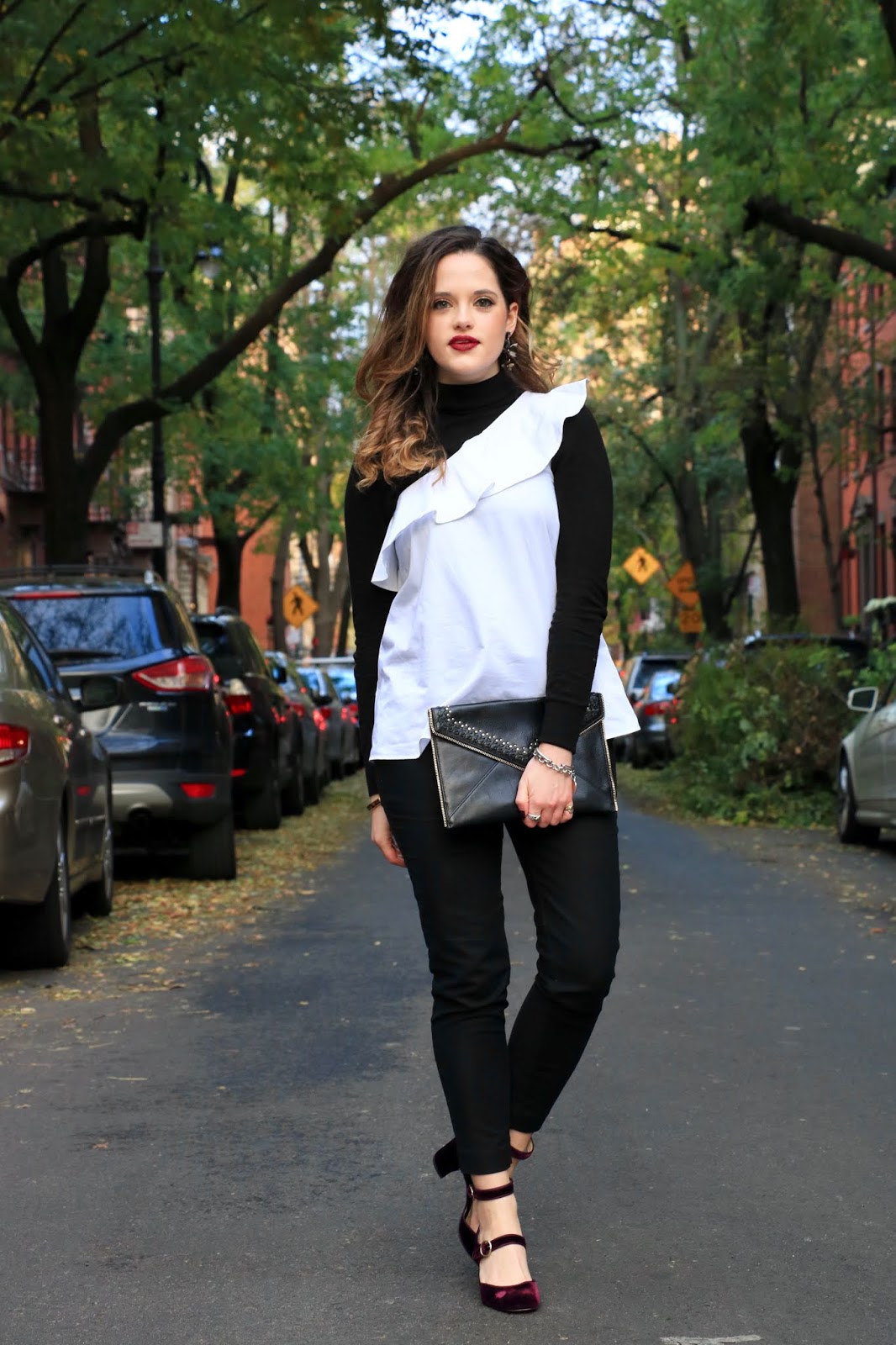 Nyc fashion blogger Kathleen Harper’s turtleneck outfit idea