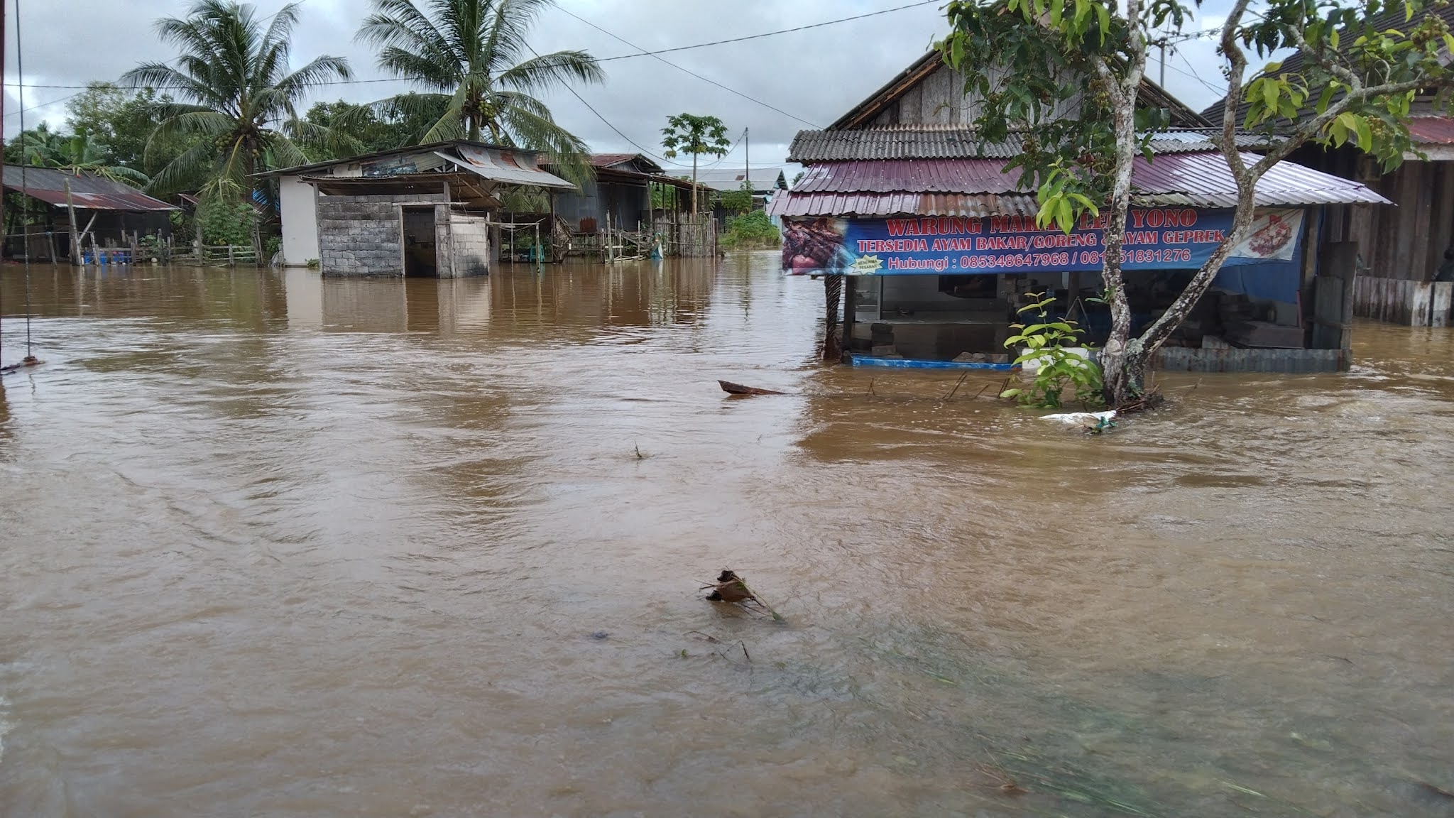 Banjir di Kutai Kartanegara, 455 Rumah Terendam