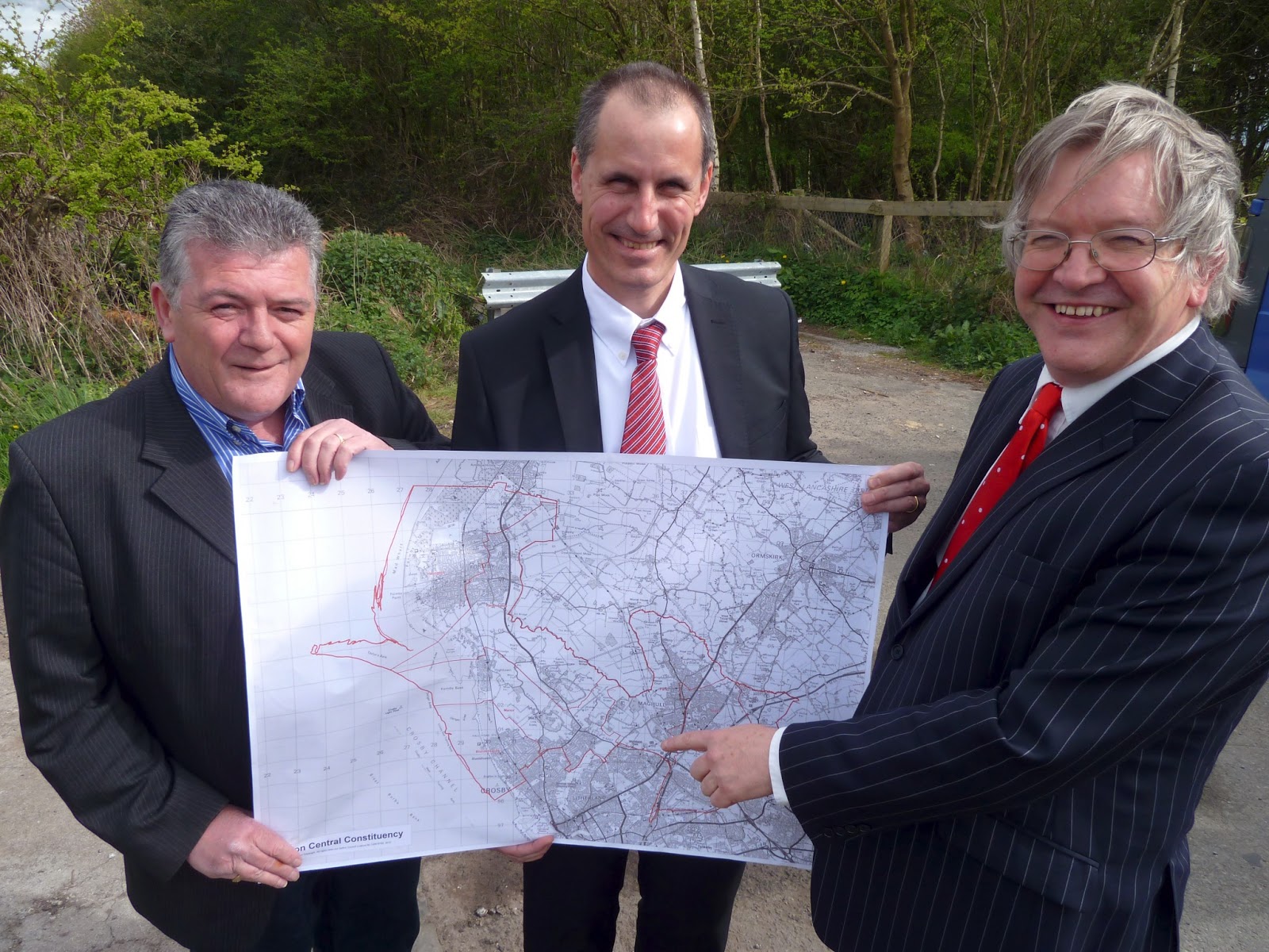 Formby Labour Action Team Sefton Labour celebrate as Thornton Relief Road finally gets green