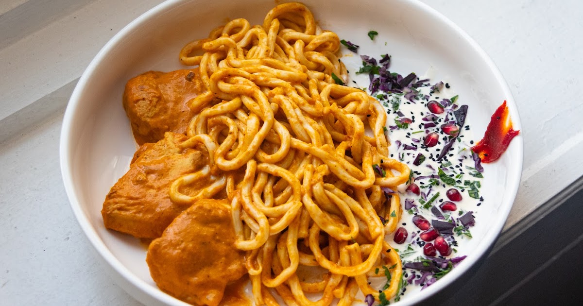 Butter chicken Udon