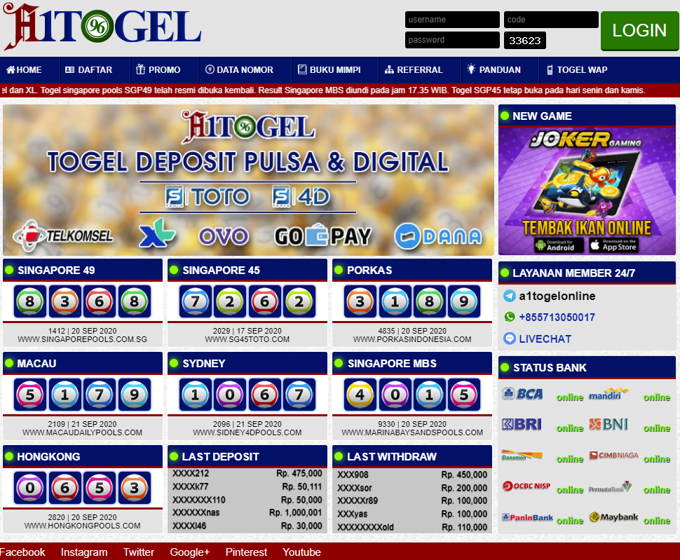 A1togel Bandar Togel Singapore Terpercaya Togel Online