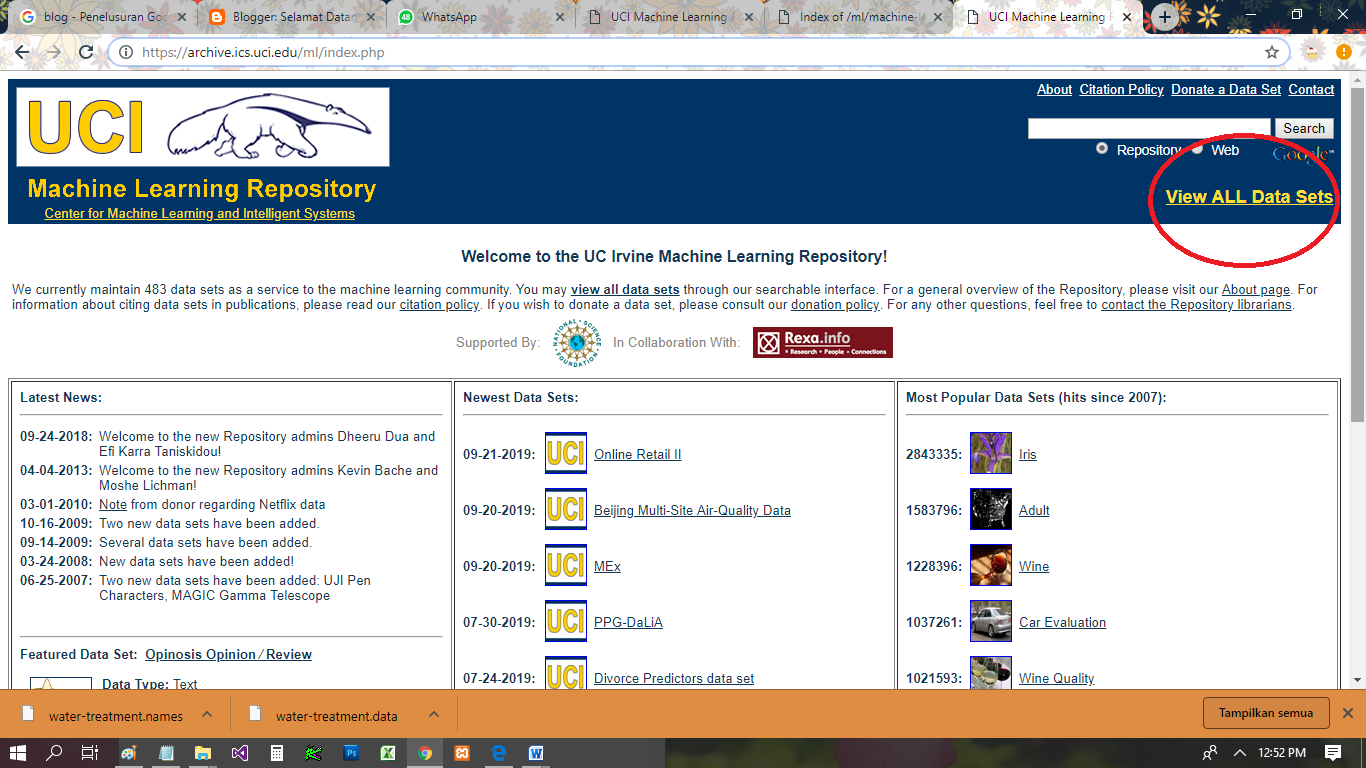 uci online retail dataset