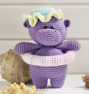 PATRON GRATIS HIPOPOTAMO AMIGURUMI 38369