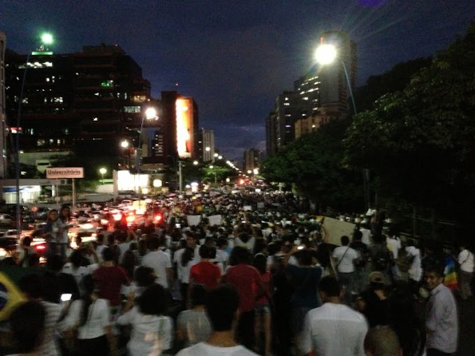 Protesto agora em frente ao Iguatemi