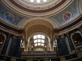 Inside the State Capitol building in Madison, Wisconsin 