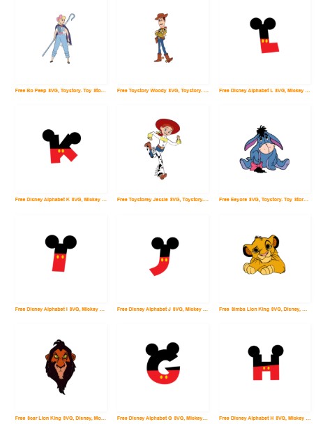 Free Disney Inspired Svgs