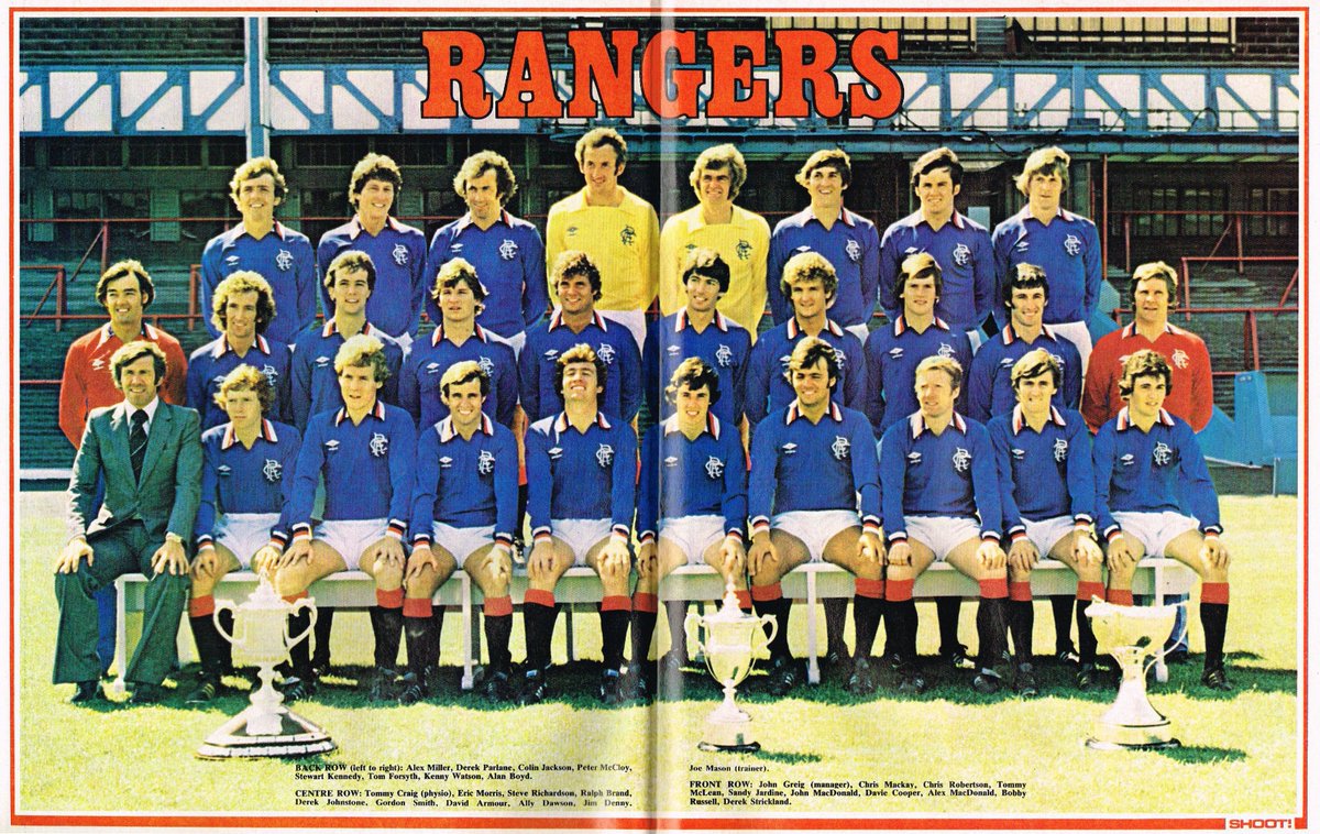 SHOOT Annual Glasgow Rangers PARLANE v Celtic football picture