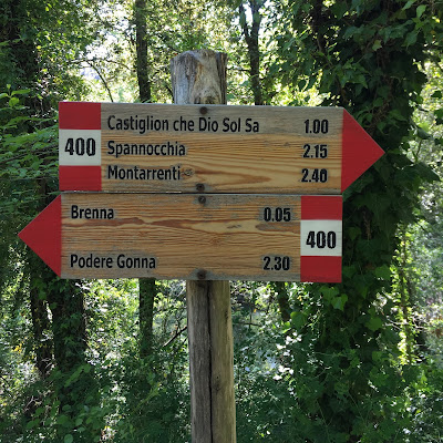 Montagnola senese: sentiero n. 402 nella Riserva Naturale Alto Merse
