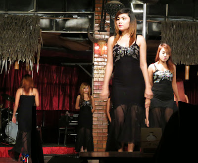 Burmese girls working at night Burmese girls working at night at a show performance