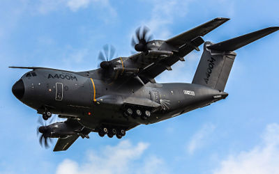 Avion Airbus A400M Atlas - Fond d'écran en Full HD 1080p