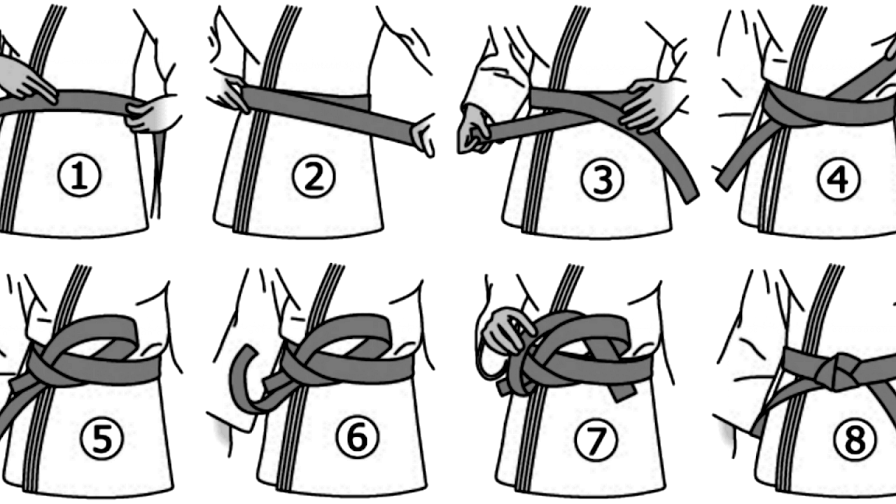 How To Tie A Karate Belt Knot