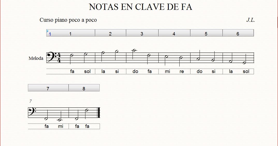 Todo música Aprender a leer en clave de fa. Videoteoría musical.
