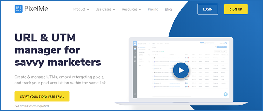 PixelMe is a powerful link marketing tool