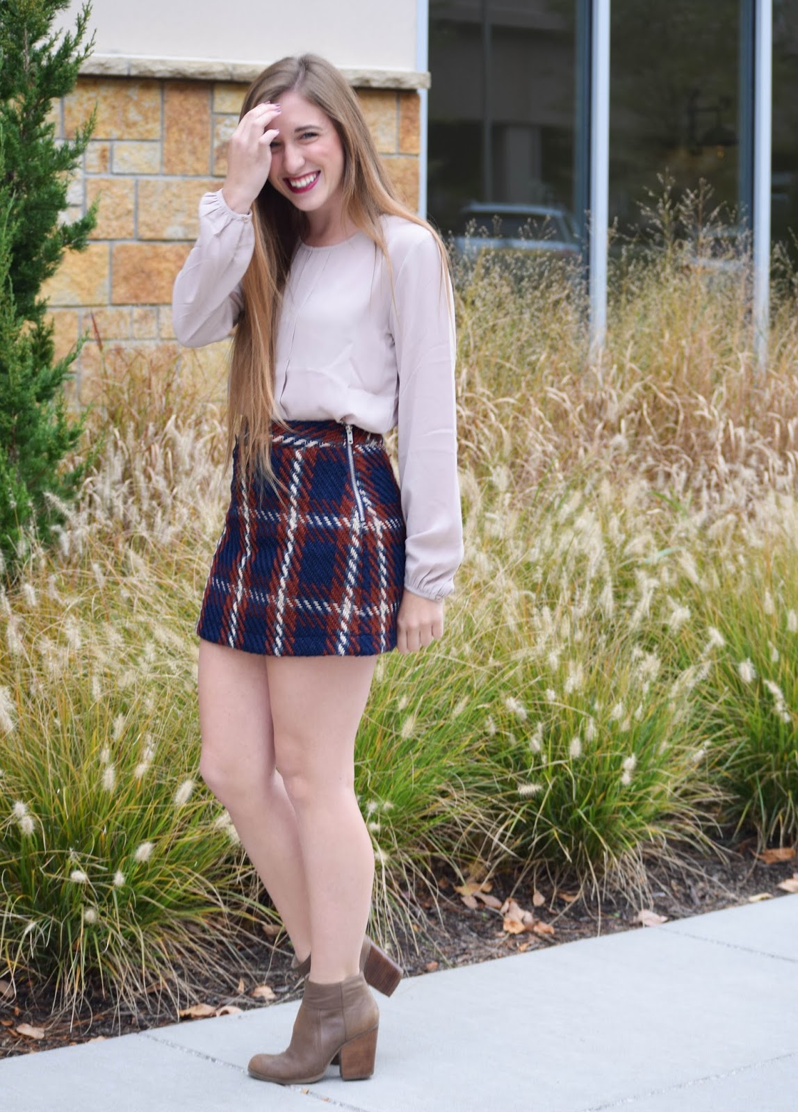 Pretty in Plaid Falling for Autumn